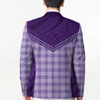Aloha Hawaii Cowboys Paniolo Blazer Violet Palaka LT7 - Polynesian Pride