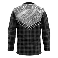 Aloha Hawaii Cowboys Paniolo Hockey Jersey Black Palaka - Polynesian Pride