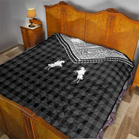 Aloha Hawaii Cowboys Paniolo Quilt Black Palaka - Polynesian Pride