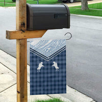 Aloha Hawaii Cowboys Paniolo Garden Flag Navy Blue Palaka - Polynesian Pride