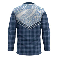 Aloha Hawaii Cowboys Paniolo Hockey Jersey Navy Blue Palaka - Polynesian Pride