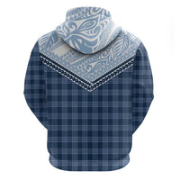 Aloha Hawaii Cowboys Paniolo Zip Hoodie Navy Blue Palaka - Polynesian Pride