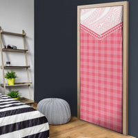 Aloha Hawaii Cowboys Paniolo Door Cover Rose Palaka - Polynesian Pride