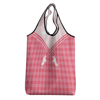 Aloha Hawaii Cowboys Paniolo Grocery Bag Rose Palaka - Polynesian Pride