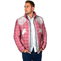 Aloha Hawaii Cowboys Paniolo Padded Jacket Rose Palaka - Polynesian Pride