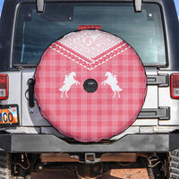 Aloha Hawaii Cowboys Paniolo Spare Tire Cover Rose Palaka - Polynesian Pride