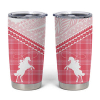 Aloha Hawaii Cowboys Paniolo Tumbler Cup Rose Palaka - Polynesian Pride