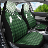 Aloha Hawaii Cowboys Paniolo Car Seat Cover Forest Green Palaka - Polynesian Pride