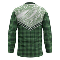 Aloha Hawaii Cowboys Paniolo Hockey Jersey Forest Green Palaka - Polynesian Pride