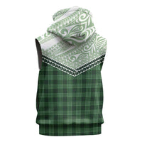 Aloha Hawaii Cowboys Paniolo Sleeveless Hoodie Forest Green Palaka - Polynesian Pride