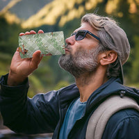 Mint Palaka Hula Girls Seamless Hawaii Aloha 4 in 1 Can Cooler Tumbler - Polynesian Pride