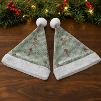 Mint Palaka Hula Girls Seamless Hawaii Aloha Christmas Santa Hat - Polynesian Pride