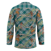 Teal Palaka Hula Girls Seamless Hawaii Aloha Hockey Jersey - Polynesian Pride