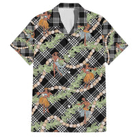 Sable Palaka Hula Girls Seamless Hawaii Aloha Family Matching Summer Maxi Dress and Hawaiian Shirt - Polynesian Pride