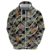 Sable Palaka Hula Girls Seamless Hawaii Aloha Hoodie - Polynesian Pride