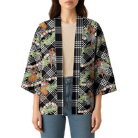 Sable Palaka Hula Girls Seamless Hawaii Aloha Kimono - Polynesian Pride