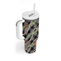 Sable Palaka Hula Girls Seamless Hawaii Aloha Tumbler With Handle LT7 - Polynesian Pride