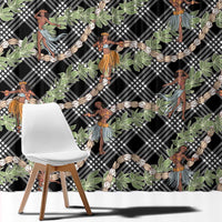 Sable Palaka Hula Girls Seamless Hawaii Aloha Window Curtain - Polynesian Pride