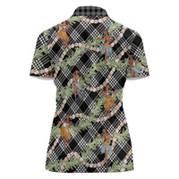 Sable Palaka Hula Girls Seamless Hawaii Aloha Women Polo Shirt LT7 - Polynesian Pride