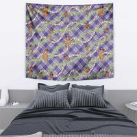 Lavender Palaka Hula Girls Seamless Hawaii Aloha Tapestry LT7 - Polynesian Pride