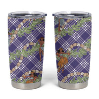 Lavender Palaka Hula Girls Seamless Hawaii Aloha Tumbler Cup LT7 Lavender - Polynesian Pride