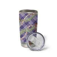Lavender Palaka Hula Girls Seamless Hawaii Aloha Tumbler Cup LT7 - Polynesian Pride