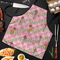Lokelani Pink Palaka Hula Girls Seamless Hawaii Aloha Apron - Polynesian Pride