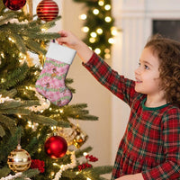 Lokelani Pink Palaka Hula Girls Seamless Hawaii Aloha Christmas Stocking - Polynesian Pride