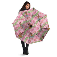 Lokelani Pink Palaka Hula Girls Seamless Hawaii Aloha Umbrella - Polynesian Pride