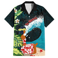 Tahiti Ia Orana Family Matching Tank Maxi Dress and Hawaiian Shirt Tahitian Vahine LT7 Dad's Shirt - Short Sleeve Colorful - Polynesian Pride