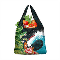 Tahiti Ia Orana Grocery Bag Tahitian Vahine LT7 1-pack One Size Colorful - Polynesian Pride
