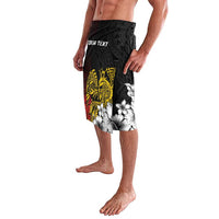 Personalized Papua New Guinea 50th Independence Anniversary Lavalava Oro Tapa Mix Plumeria