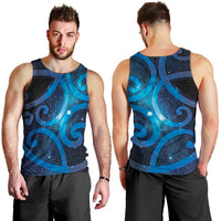 New Zealand Maori Matariki Men Tank Top Galaxy Kowhaiwhai LT7 - Polynesian Pride