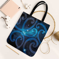 New Zealand Maori Matariki Tote Bag Galaxy Kowhaiwhai