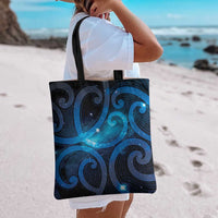 New Zealand Maori Matariki Tote Bag Galaxy Kowhaiwhai