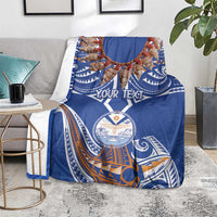 Yokwe Marshall Islands Personalized Blanket Jemenei Day - Seashell Necklace