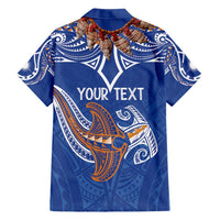 Yokwe Marshall Islands Personalized Family Matching Off Shoulder Short Dress and Hawaiian Shirt Jemenei Day - Seashell Necklace
