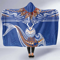 Yokwe Marshall Islands Personalized Hooded Blanket Jemenei Day - Seashell Necklace