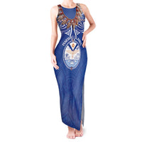 Yokwe Marshall Islands Personalized Tank Maxi Dress Jemenei Day - Seashell Necklace