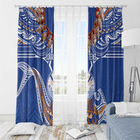 Yokwe Marshall Islands Personalized Window Curtain Jemenei Day - Seashell Necklace