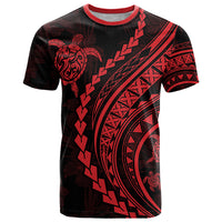 Polynesian Pride T Shirt Turtle Hibiscus Luxury Style - Rose LT7 Rose - Polynesian Pride