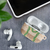 Hawai'i Paniolo Maile Twisted Lei AirPods Case Almond Brown LT7 - Polynesian Pride