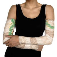 Hawai'i Paniolo Maile Twisted Lei Arm Sleeves Almond Brown LT7 - Polynesian Pride