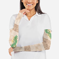 Hawai'i Paniolo Maile Twisted Lei Arm Sleeves Almond Brown LT7 - Polynesian Pride