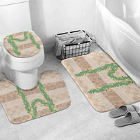 Hawai'i Paniolo Maile Twisted Lei Bathroom Set Almond Brown