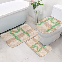 Hawai'i Paniolo Maile Twisted Lei Bathroom Set Almond Brown
