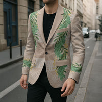 Hawai'i Paniolo Maile Twisted Lei Blazer Almond Brown