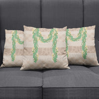 Hawai'i Paniolo Maile Twisted Lei Pillow Cover Almond Brown LT7 - Polynesian Pride