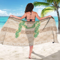Hawai'i Paniolo Maile Twisted Lei Sarong Almond Brown
