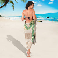 Hawai'i Paniolo Maile Twisted Lei Sarong Almond Brown